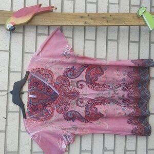 Kiara Top*Pink & Blue